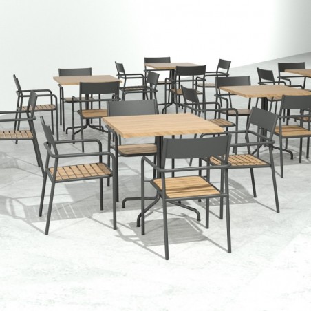 Silla de Metal Gusto apilable