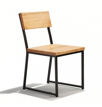 Silla de Metal Amalia restaurantes estilo industrial