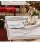 Mesas corian carrara crema