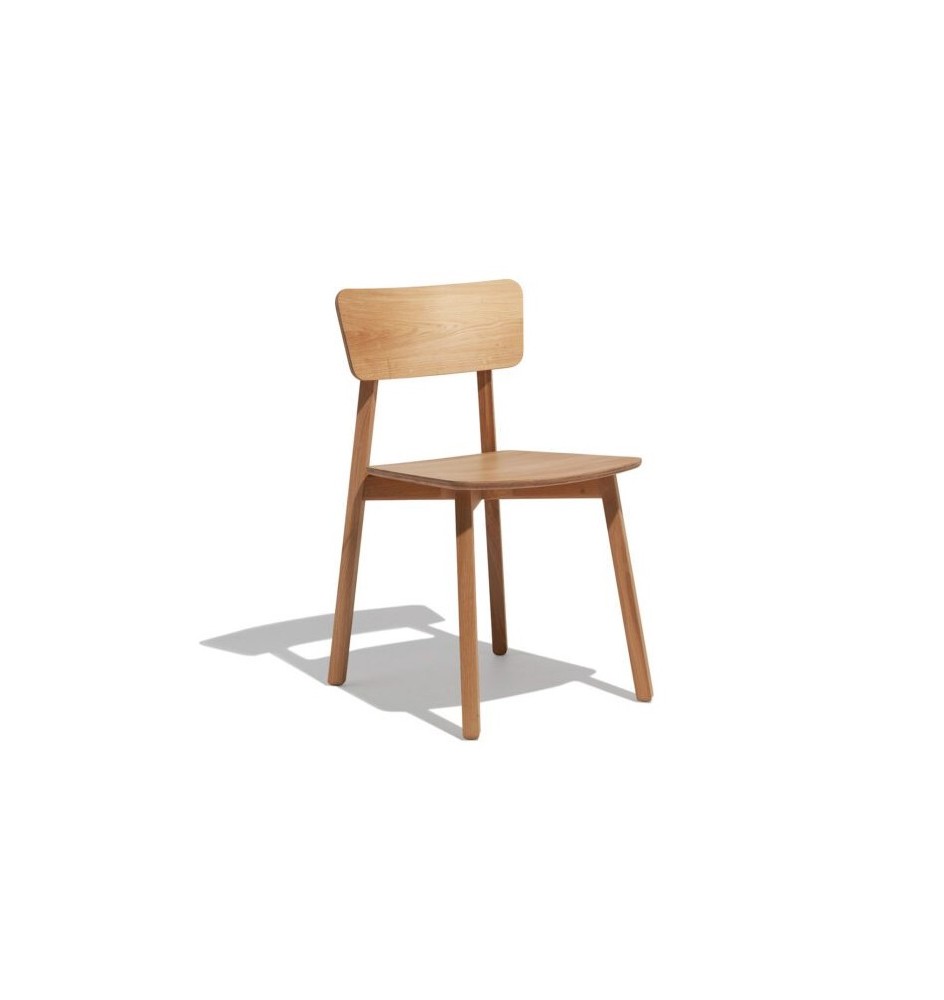 Silla Hans de madera para restaurantes proyectarq