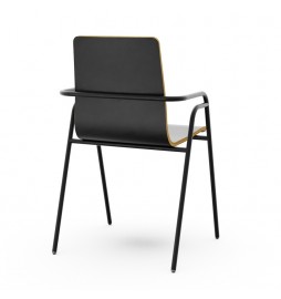 Silla Lorena de madera contrachapeada