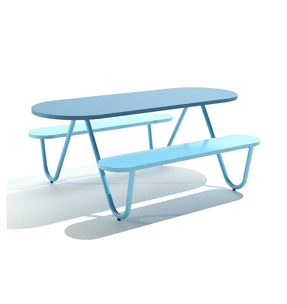 Mesa banca fast food Wella