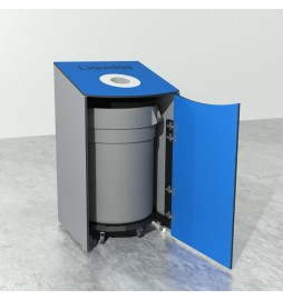 Mueble cotenedor de basura...