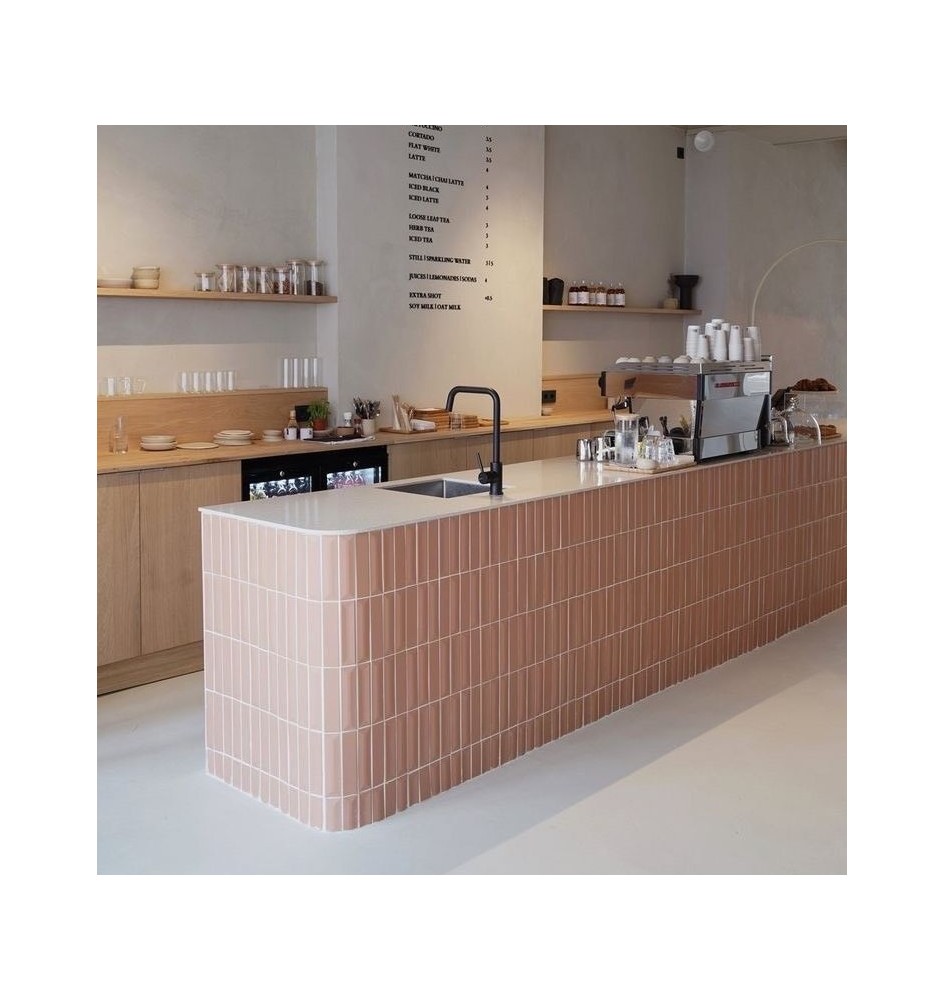 Barra Corian Krion Blanco m2