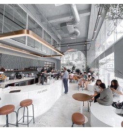 Barra Corian Krion Blanco