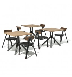 Mesa para restaurantes Azteca 80x80 cm