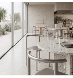 Silla Deco de acero inoxidable