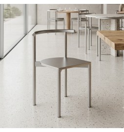 Silla Deco de acero inoxidable