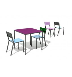 Silla Armonia Colors acrilico