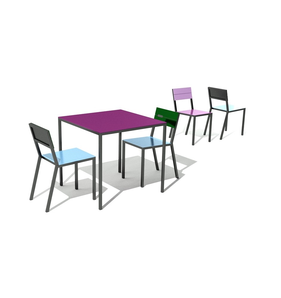 Silla Armonia Colors acrilico