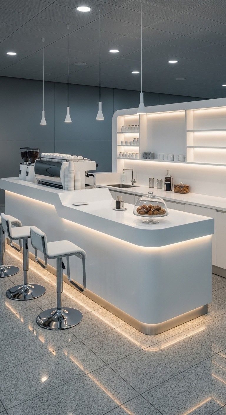 barra de corian blanco glacier white krion snow white ideas cafeterias 1c.jpg